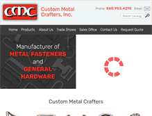 Tablet Screenshot of custom-metal.com